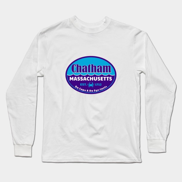 Chatham Massachusetts MA Cape Cod Long Sleeve T-Shirt by DD2019